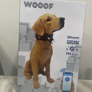 Dog-Shaped Bluetooth Speaker - Tan